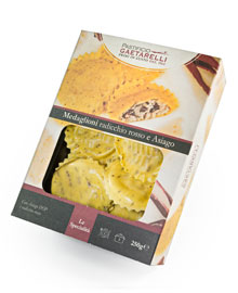 Medaglioni al radicchio rosso e Asiago DOP