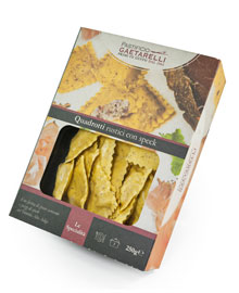 Quadrotti rustici con speck