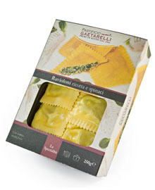 Ravioloni ricotta e spinaci