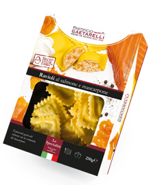 Ravioli al salmone e mascarpone