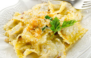 Tortelli di zucca e amaretti