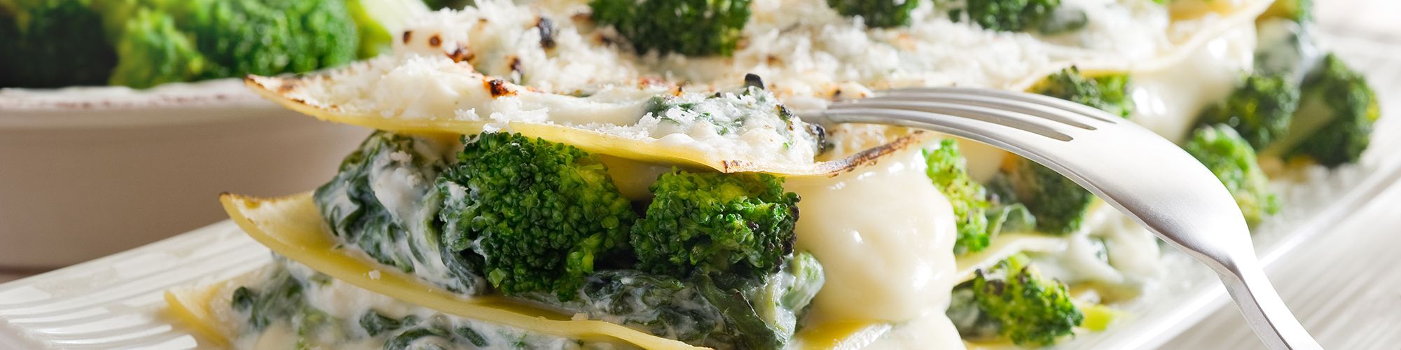 ricetta Lasagne con broccoli e prosciutto cotto con pasta fresca